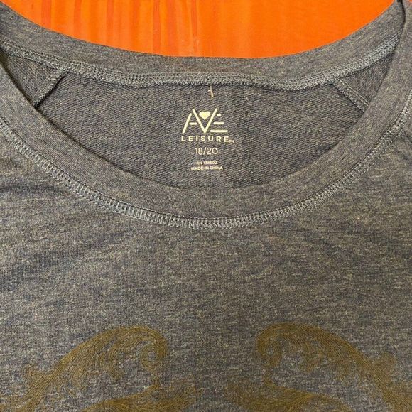 AVE Leisure Women Long Sleeve Top Blouse, Size 18/20, Color Blue - Picture 9 of 9